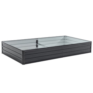 Galvanized Raised Garden Bed with Durable Metal Construction - Outdoor