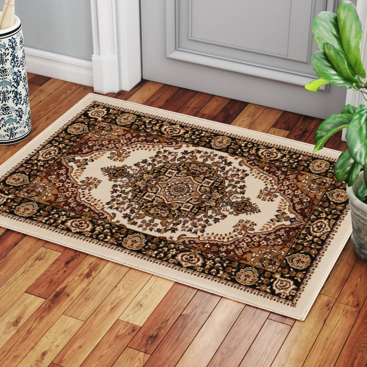 Manchester Traditional Medallion Area Rug