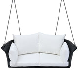 The All-Weather Woven Two-Person Hanging Swing Chair