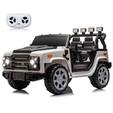 Electric Ride-On Car for Kids with Leather Seat and Four-Wheel Drive
