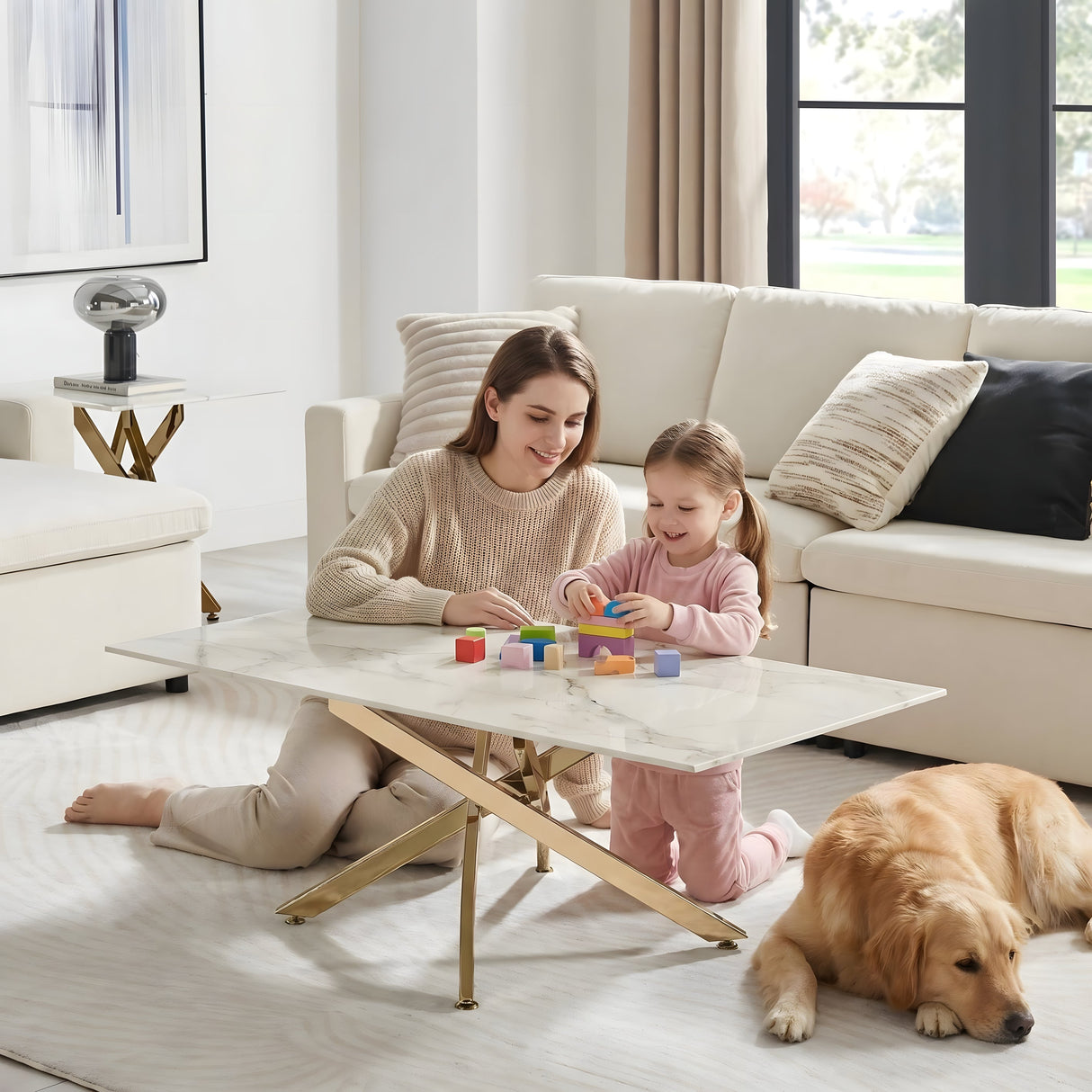 Faux Marble Tables