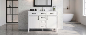 48 Inch Bathroom Vanity with Composite Sink Top