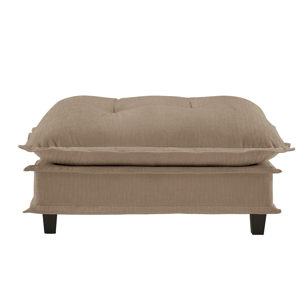 73 Ottoman Chenille - Light Coffee