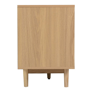 TV Stand With Doors - Natural
