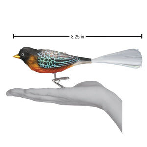 Robin Ornament 2 x 8.25 x 1.75