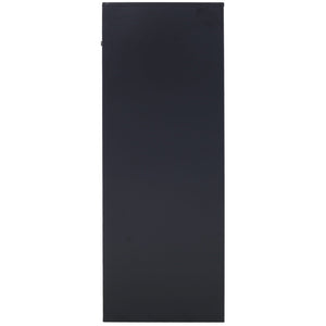 Large Steel Freestanding Floor Parcel Package Drop With Locking Letterbox Drop Mail Box With Multi Compartments - Black