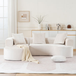 Modular Sectional Sofa With L Shape Chaise With Deep Seat