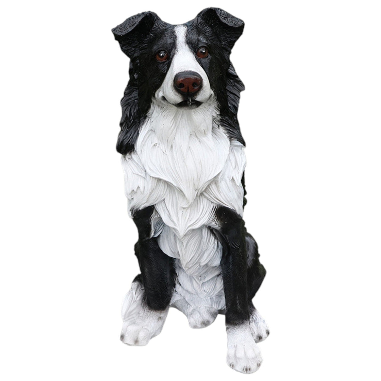 Outdoor Garden Border Collie Dog Statue Greeter