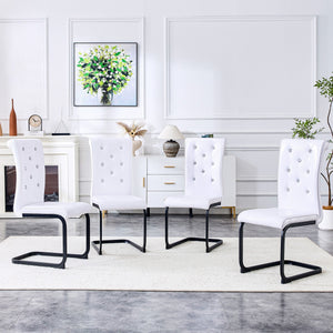 Alligator Skin Upholstered Dining Chairs