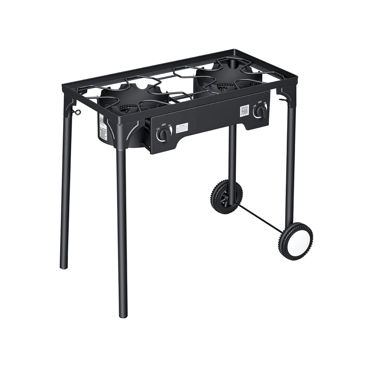 2 Burner Outdoor Propane Gas Stove, 150,000 BTU