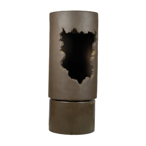 Large Outdoor Water Fountain with Light - Contemporary Calming Elegance