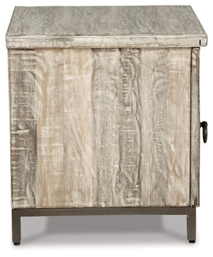 Laddford - Accent Cabinet - Shelf - Whitewash