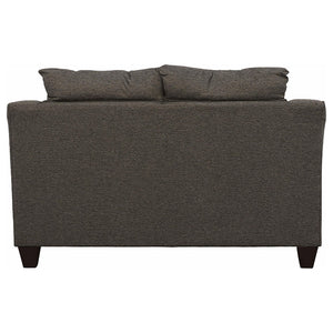 Salizar 2-piece Upholstered Flared Arm Sofa Set Grey