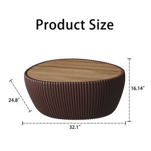 Goose Egg Shaped Coffee Table