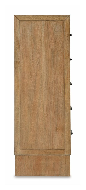 Sherbana - Five Drawer Chest - Light Brown