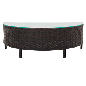 TOPMAX 5-Piece Gray PE Rattan Outdoor Patio Sofa Set