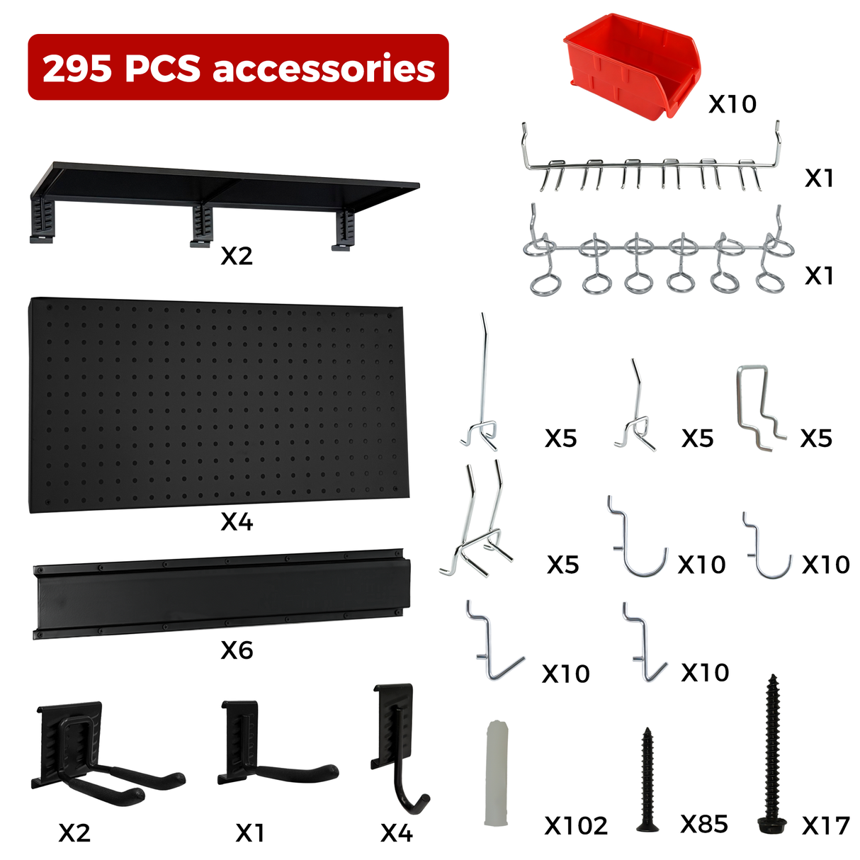Pegboard Wall Organizer
