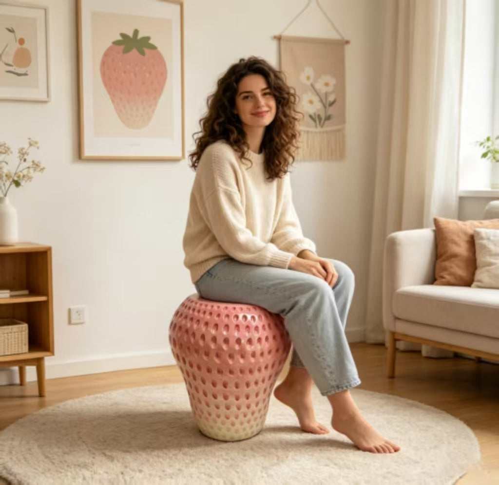Strawberry Fruit Stool