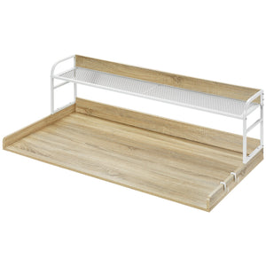 Washer Dryer Countertop with 2-Tier Shelf