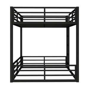 Metal Bunk Bed, Full XL Over Full XL Frame