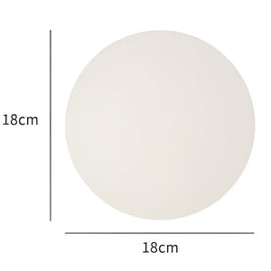Minimalist Round Glass Wall Sconce LED 1-Light