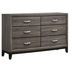 Watson Five-piece Twin Bedroom Set Grey Oak