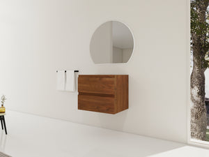 24" Wall-Mounted Bathroom Vanity