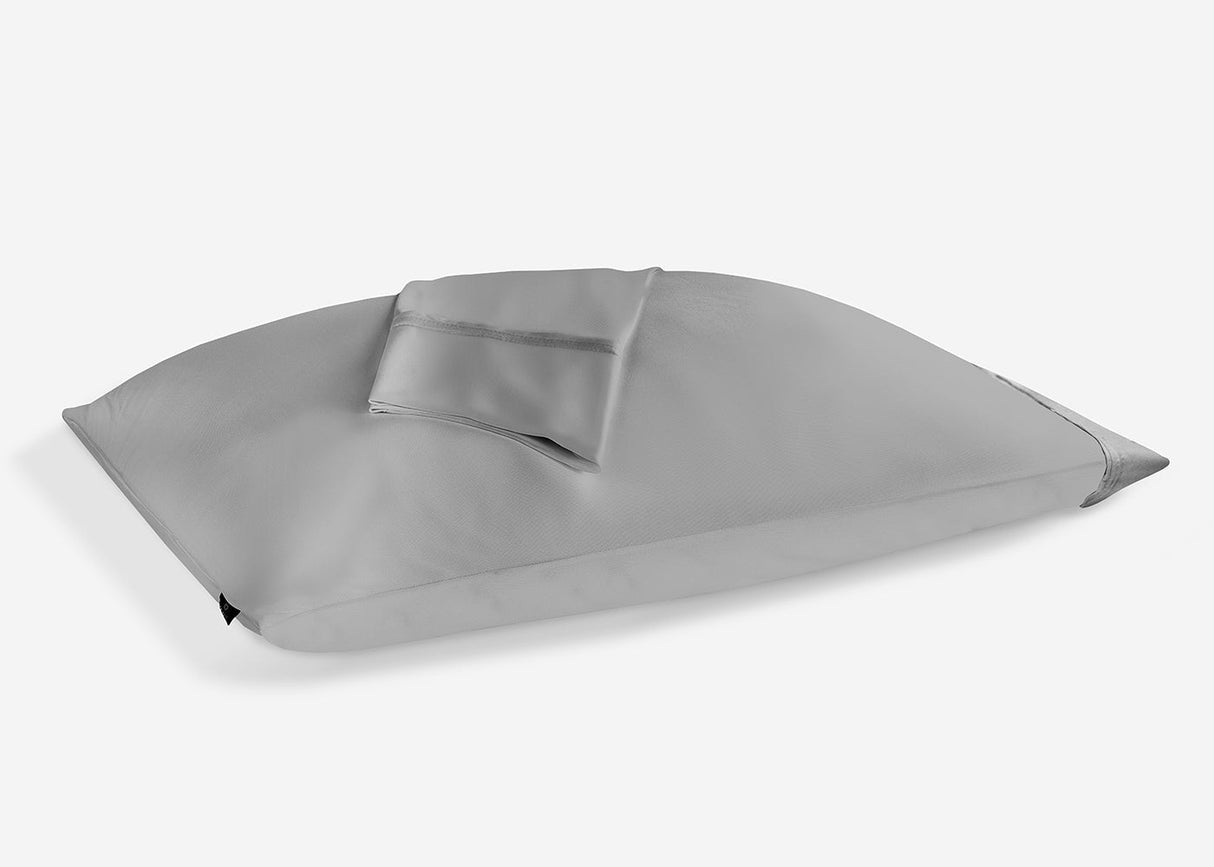 BedGear Dri-Tec King Pillowcase Set, Grey