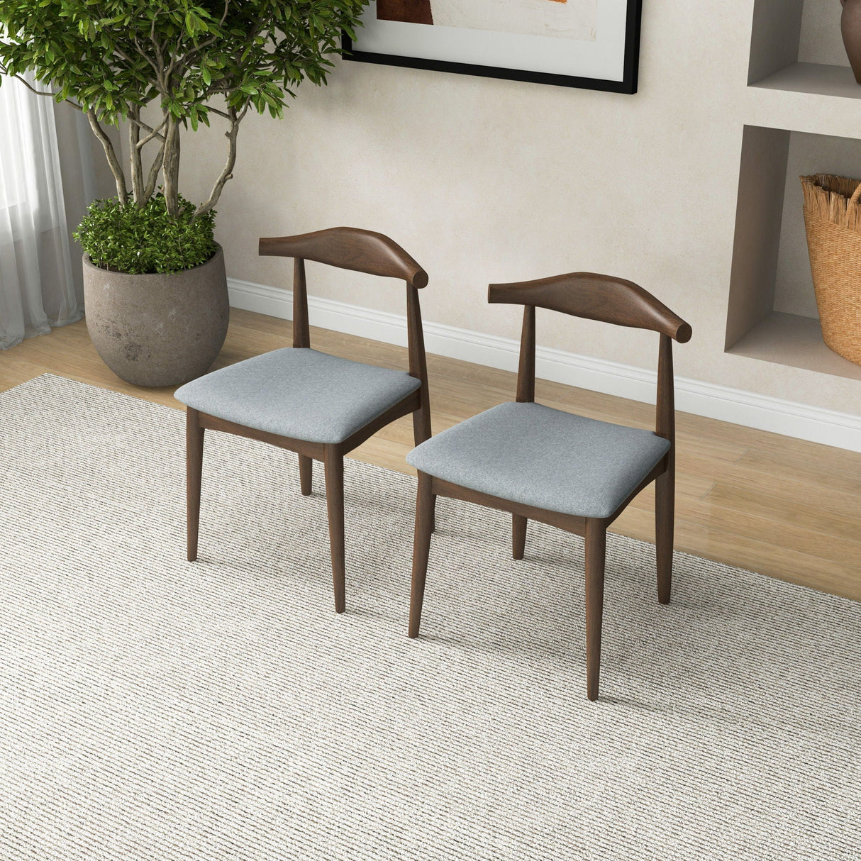 Brooklyn - Dining Chairs (Set of 2) - Gray