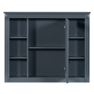Bathroom Vanity With Top Sink, Mirror Cabinet, 2 Soft Closing Doors & 2 Drawers