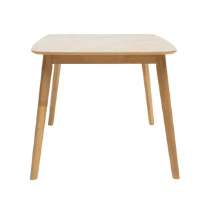 Retro Dining Table With Faux Wood Top