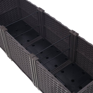 Deep Raised Garden Bed Plastic Planter Boxes