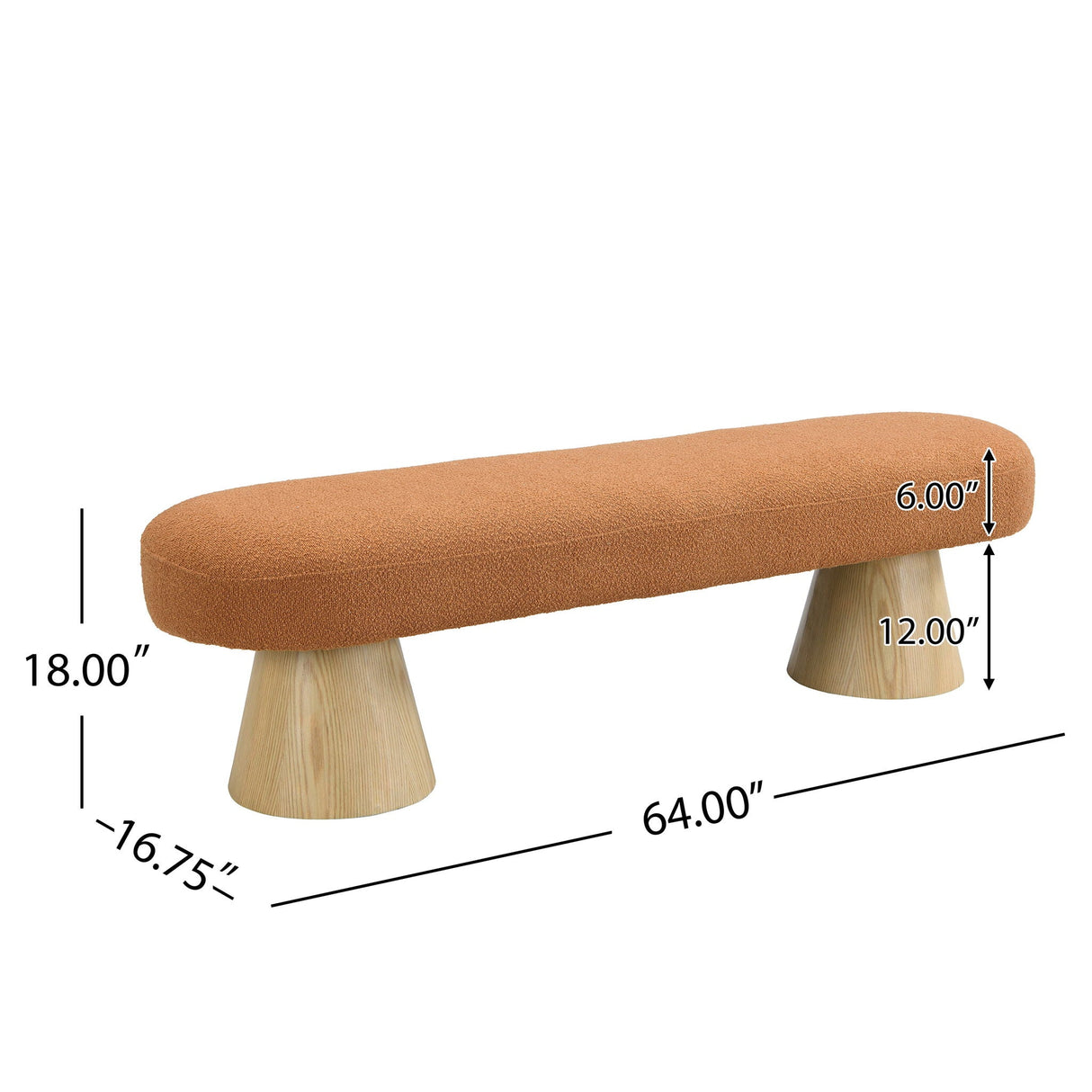 Upholstered Bench for Dining Room