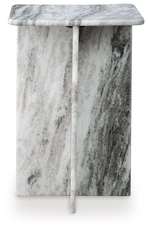 Keithwell - Square Accent Table - Gray