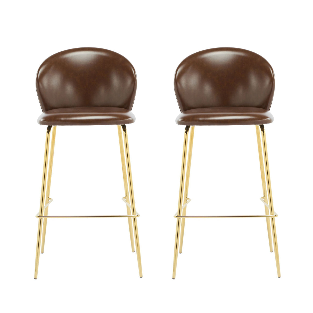 Kira Upholstered Bar Stool Set of 2