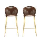 Kira Upholstered Bar Stool Set of 2