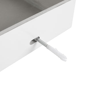 Modern Wall Mounted Bathroom Vanity With Resin Sink And Soft Close Drawer