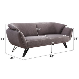 Dalya - Sofa - Gray Linen