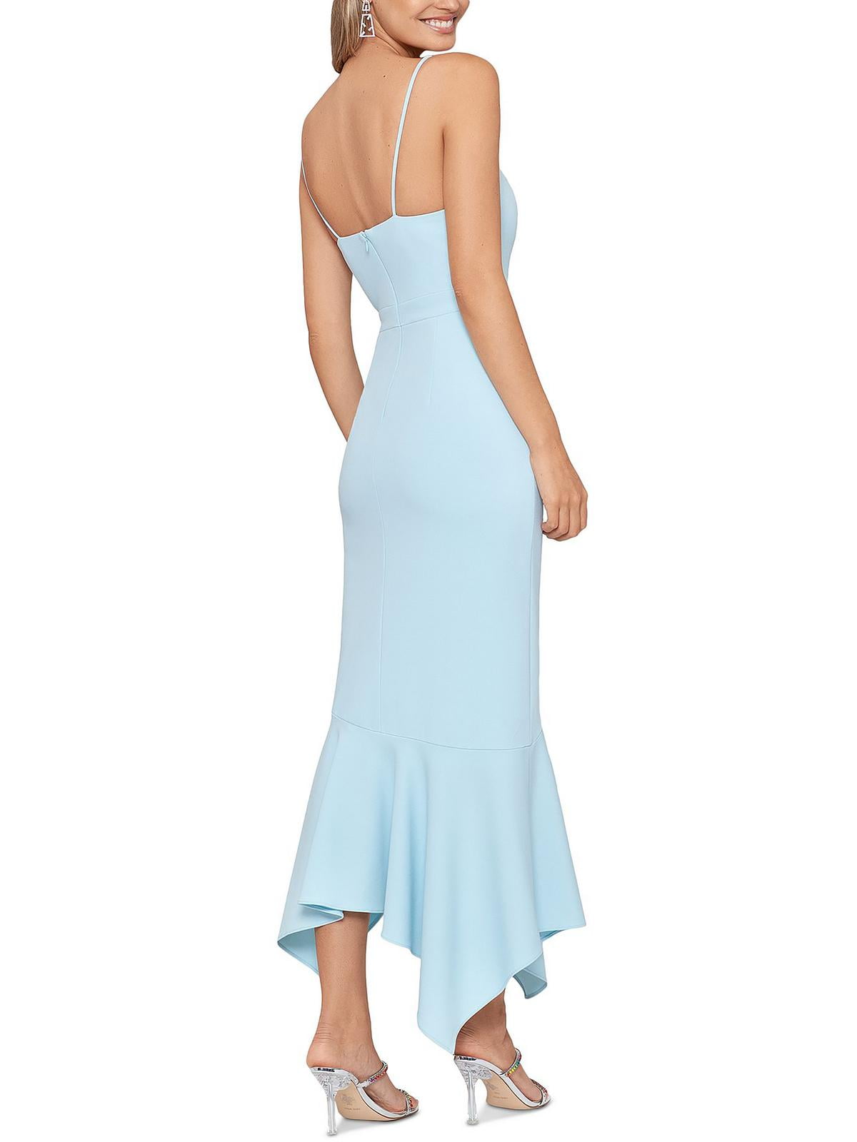 Xscape Women's Ruffled Hi-Low Evening Dress Size 4 Color TBD