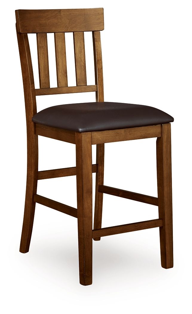 Ralene - Upholstered Barstool (Set of 2) - Medium Brown