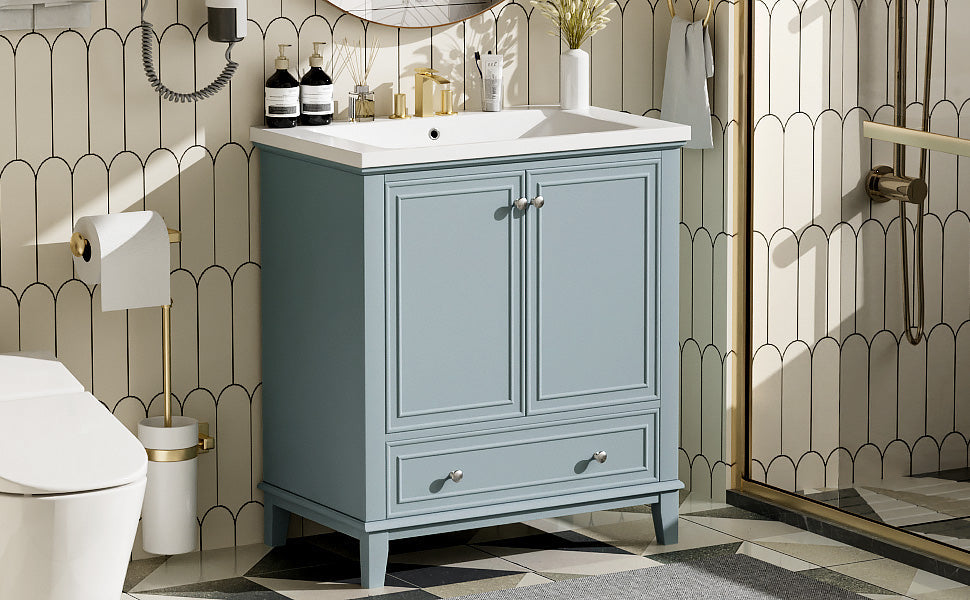 30" Bathroom Vanity With Sink Combo