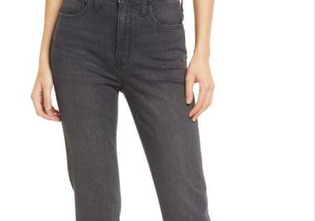 Madewell Slim Straight High Waist Jeans, Kandell Wash, Size 28