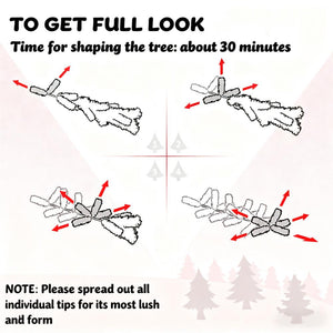 Slim Xmas Tree with Realistic Branch Tips and Plastic Stand