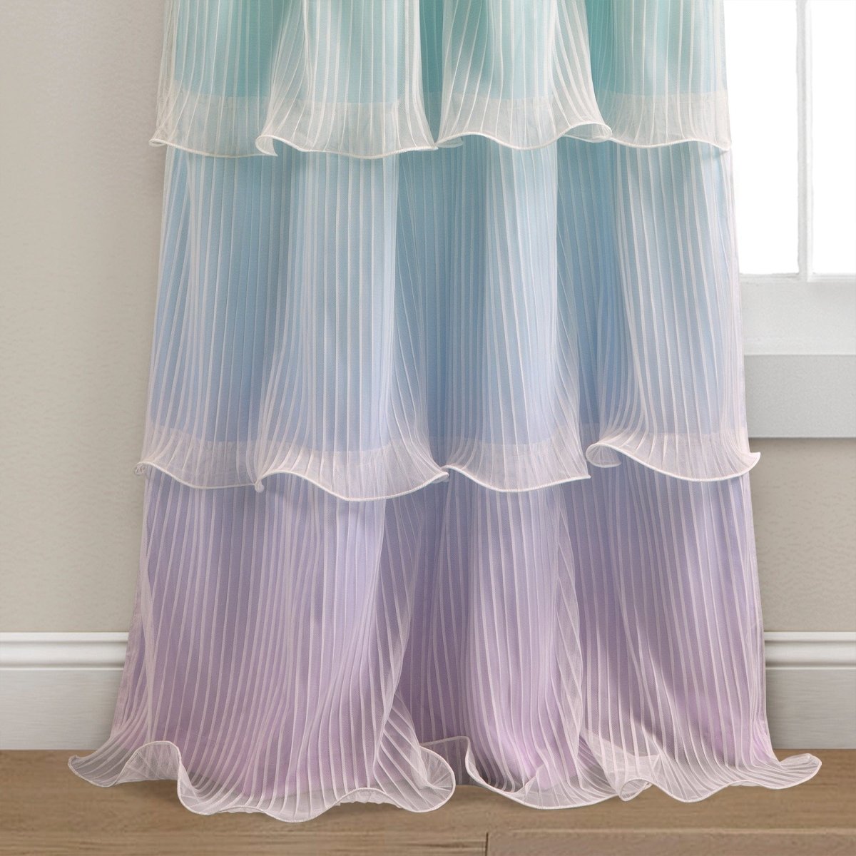 Rainbow Ombre Nerina Window Curtains