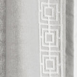 Luxury Modern Square Embroidery Border Window Curtain Panel