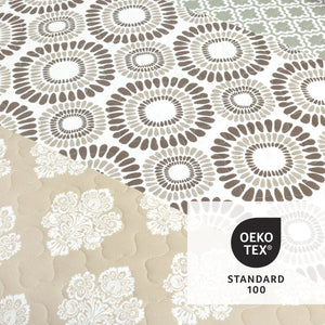 Bohemian Stripe Quilt 3 Piece Set