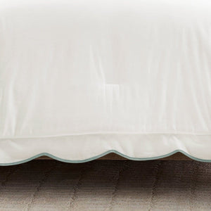 Coastal Chic Scalloped Edge 3 Piece Comforter Set