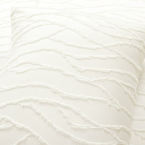 Jacquard Wave 3 Piece Comforter Set