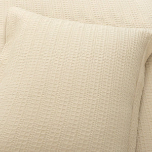 Haniya Solid Waffle Woven Cotton Textured Comforter Set