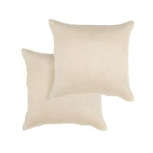 Velvet Dreams Euro Sham Cover 2 Piece Set